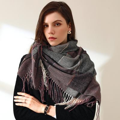 China JOJO Kerchief Fashion Tassels Muffler Environmental Friendly Wool Turning Necker Warm Women Head Scarf for sale