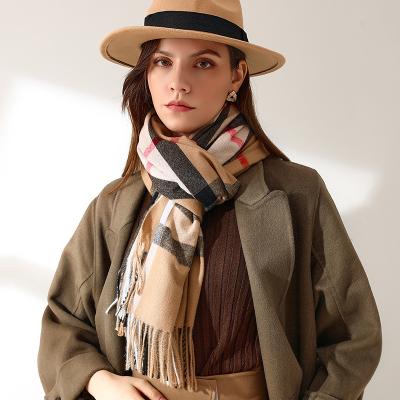 China Fashion Tassels Muffler Environmental Friendly Custom Long Wool Turning Necker Warm Women Head Scarf for sale