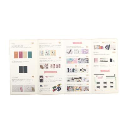 China Advertising Wholesale Custom Folding Business Flyer Printing Service Full Color Leaflet Printing for sale