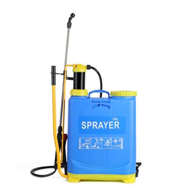 Chine 16L Large Bule Plastic Manual Knapsack Garden Agriculture Hand Power Pump Sprayer Hot Selling Bule Knapsack Sprayer à vendre