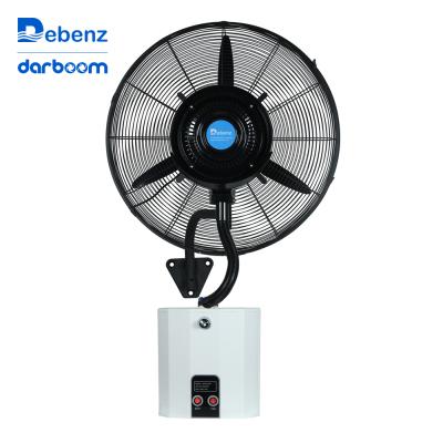 China Outdoor Industrial 26 Mist Water Spray Cooler Wall Mounted Mist Fan for sale