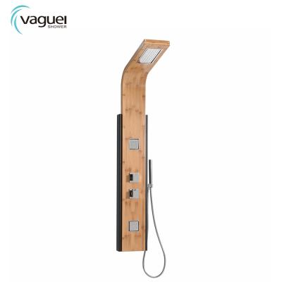 China Bamboo Thermostatic Faucets Vaguel Ceiling Shower Panels for sale