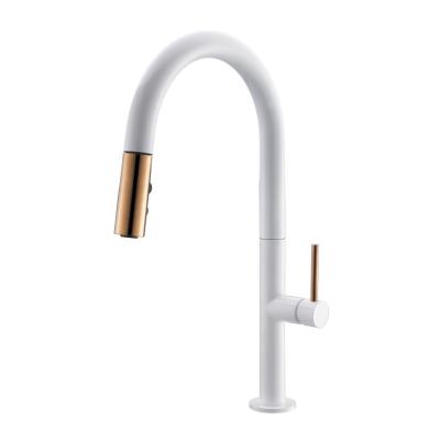 China Vaguel UPC Thermostatic Faucets White Rose Gold Drinking Water Faucet Mixer for sale