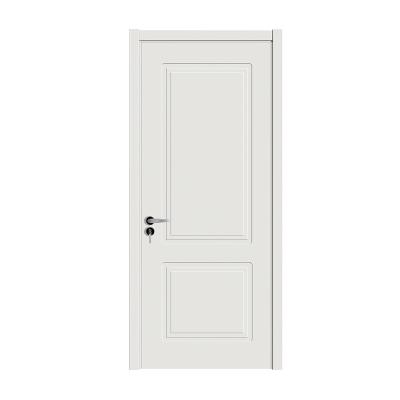 China Chinese decoration factory supplied Hign quality compesite door GUJIA bathroom door design PVC white interior MDF panel for sale