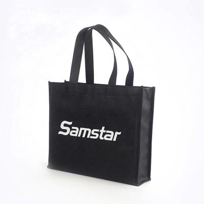 China Wholesale Custom Handled Eco Friendly Recycle Bag Reusable Fabric Tote Bag Laminated Non Woven Shopping Bag for sale