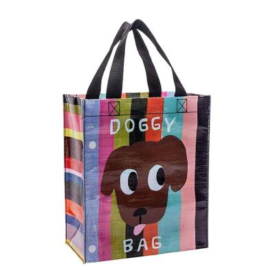 China Factory Price High Quality Handled Custom Logo Printed Packaging PP Woven Shopping Bag for sale