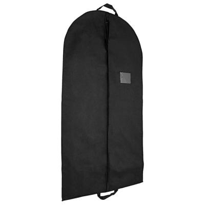 China Logo Fashion Customized Portable Foldable Garment Bag Foldable Non-woven Luxury Garment Bag for sale