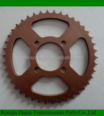 China 1045 Steel Front Sprocket For Motorcycle Honda Unicorn Chain And Sprocket Kits for sale