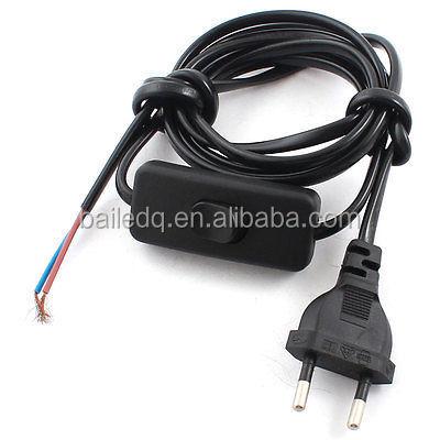 China Home Appliance European VDE With On Off Switch Power Cord for sale