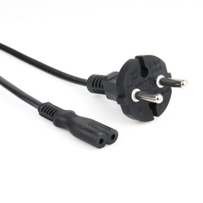 China Home Appliance VDE Approval 2 Pin AC eee7/16 Power Cord Plug For EU Market for sale