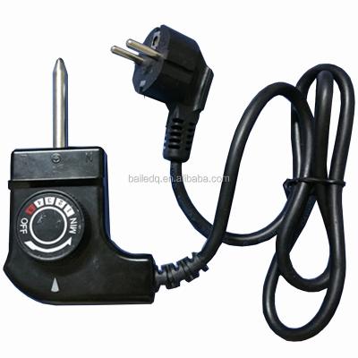 China Industrial Equipment Approval VDE Mains Cord Power Socket For Electric Grill for sale