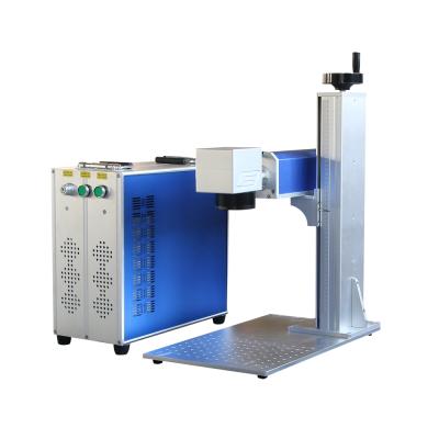 China Laser Marking 20W New Type Fiber Laser Metal Laser Marking Machine 110x110mm Marker Area Green Color 2018 Machine for sale