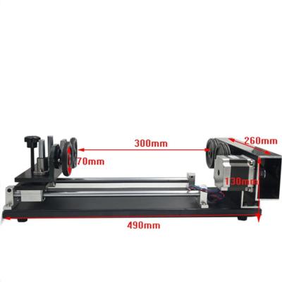 China Cylinder Objects Rotary Axis for Rotary Laser Engraving Cutting Machine CNC CO2 Laser Engraving Machine for sale