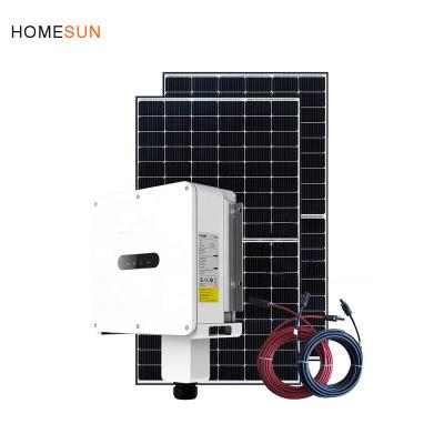 China Bluesun Home On Grid 50kW Solar Power System Solar Panel For Complete Solar System Solution for sale