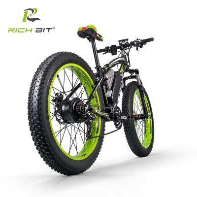 China Aluminum alloy RICHES BIT RT-022 aluminum fat ebike 48V 17Ah Li-battery 4.0 in chinese fat tire snow bicycle electric bike for sale