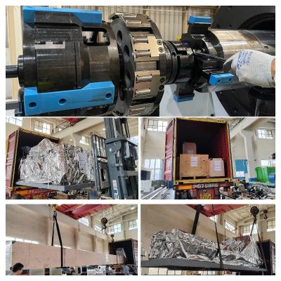 China SHOWA CNC Tipos de SRB Herramientas de máquina 100 mm 2 Cabeza de quemado Siemens Sistema CNC Motor de husillo en venta