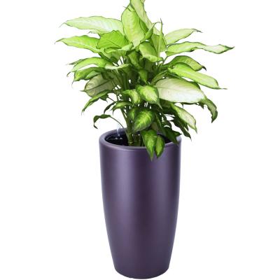 China GreenSun Modern Plastic Planter Pots Self Watering Pot Garden Plant Pot for sale