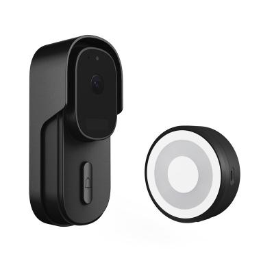 China Two-way intercom/ mobile phone remote prompt view Smart Wifi 2.4g Video 1080p Pir Motion Detection Two Way Audio Wireless Doorbell Camera for sale