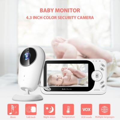 China NIGHT VISION Tuya Smart Video Baby Monitor Camera Wireless 1080P 4.3 Inches LCD 2 Way Audio Monitor Baby Camera for sale