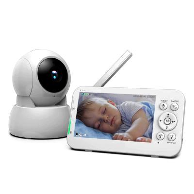 China NIGHT VISION 2.4G 5 Inch 1080P Remote Sonix PTZ babyfoon Camera Two-Way Audio Night Vision VOX Mode Temperature Video baby & pet monitor for sale