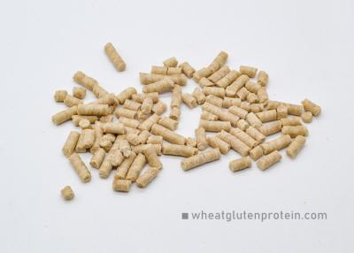 China 75% Vital Wheat Gluten Pellet Nutrient Additive For Aquaclture Increase Feed Nutrition for sale