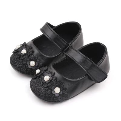 China Bling Baby Princess Shoes Beauty Breathable TPR Flowers Soled Non-slip Baby Shoes For Girls Toddler Shoes for sale