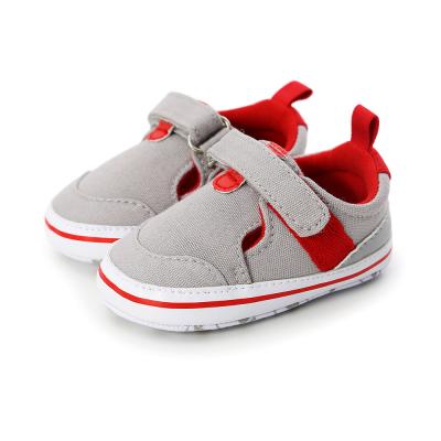 China Anti-odor Spring&Autumn Canvas Baby Boy Shoes Soft Sole Baby Walking Shoes for sale