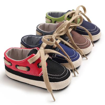 China Anti-Smell Spring&Autumn Sports Shoes Anti-Slip Canvas Material Baby Boy Shoes for sale