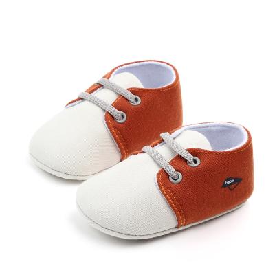 China Anti-odor New Arrival Fashion Design Baby Canvas Shoes Newborn Baby Boy Shoes for sale