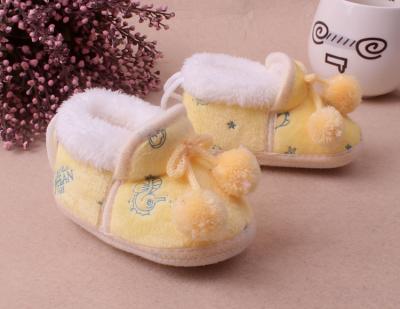 China Wholesale Anti-odor Winter Warm Cute Shoes With Soft Plush Inside Footwear Baby Shoes For Girls And Boys for sale