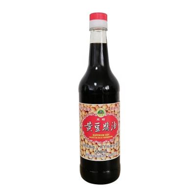 China Hot Sales Non-GMO Blend OEM Meal Fresh Factory Seasoning HACCP Soy Sauce 500ml for sale