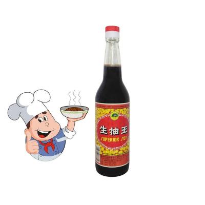 China Chinese Traditional High Quality 625ml Sauce Making Bottles Light Soy Sauces for sale