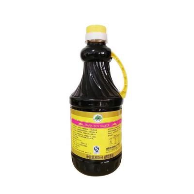 China Liquid Food Seasoning Overseas Distributor Factory Favorite Sale 800ml Dark Soy Sauce for sale