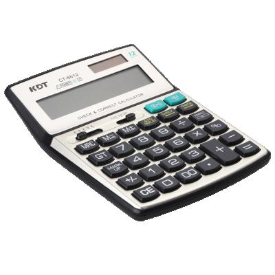 China Large LCD Display 12 Digits Ct-6612 Dual Power Small Calculator Scientific Custom Calculator for sale