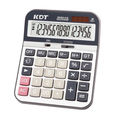 China OEM ODM Desktop Power Wholesale Classic Calculator 16 Double Digit for sale