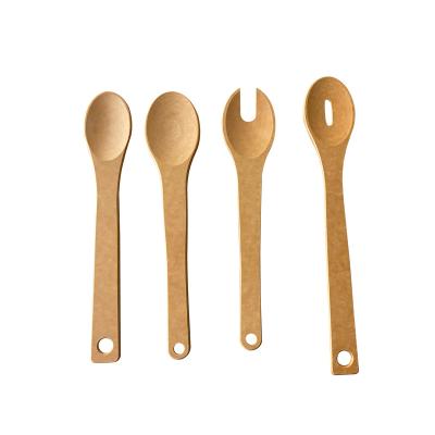 China Durable Proof Dishwasher Safe Rust Proof Wood Fiber Food Scoop Pizza Scoop Kitchen Cooking Tools for sale