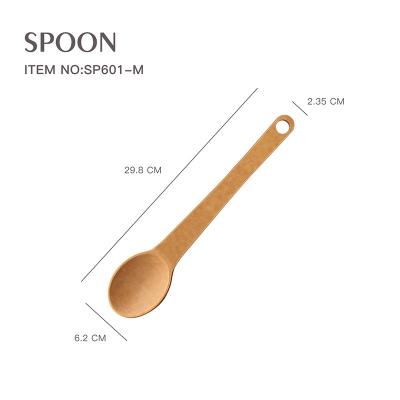 China Sustainable New Design Eco-friendly Woodgrain Kitchen Cookware Sets With Hanging Hole Dishwasher Safe And BPA Free for sale