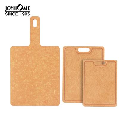 China Sustainable Wholesale Dishwasher Safe Kitchen Fiberboard Cutting Boards Cutting Plates for sale