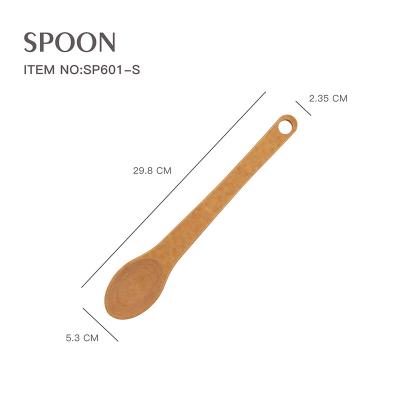 China Natural Wood Fiber Color Food Scoop Kitchen Utensils Series Eco-Friendly Viable Medium Food Scoop Turner Food Scoop for sale