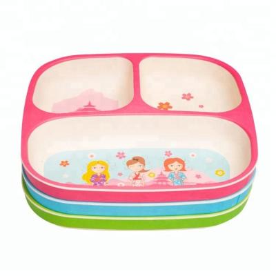 China Children's Joyhome RPET Dish Food Safe Around Design Cute Kids Dish for sale