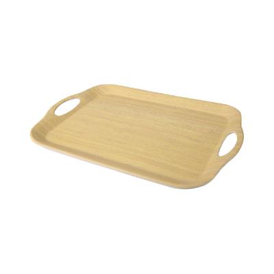 China Hotel.Restaurant.Dining Hall Factory custom made eco-friendly bamboo hotel bar food restaurant kitchen tray coffee tray table fiber serving trays for sale