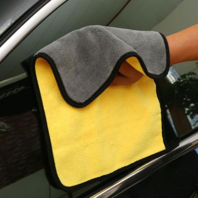 China Super-absorbency 800gsm High Density Coral Microfiber Car Wash Cleaning Towels for sale