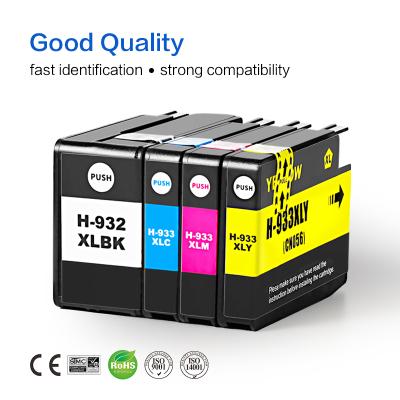 China Wholesale compatible 933 932 ink cartridge COMPATIBLE for Officejet 6100 printer 6600 6700 7110 7610 7612 7510 7512 high quality for sale