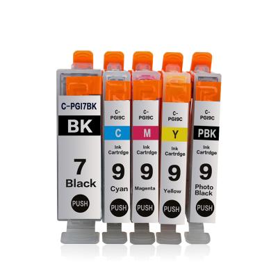 China COMPATIBLE PGI-7 PGI-9 PGI7 ink cartridge compatible for canon PIXMA MX7600 iX7000 IX7000 RFB MX7600_Refurbished printer high quality for sale