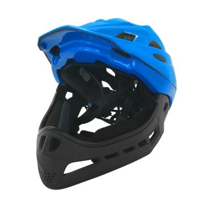 China Newest Safety Rear Light Enduro Soft Slant Helmet With Removable Chin Guard for sale