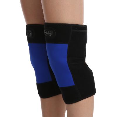 China Graphene Neoprene Infrared Physiotherapy Vibration Heating Knee Brace Adult Custom Massager Passionate Knee Massager for sale