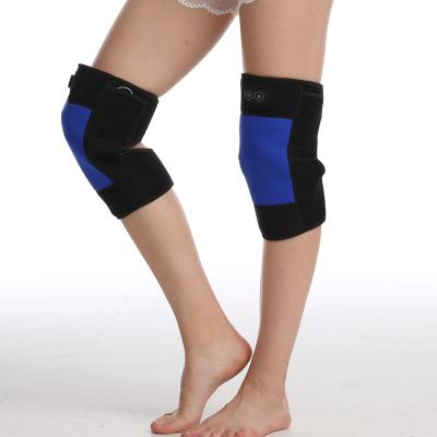 China Adult Infrared Heated Knee Brace Wrap With Electric Heated Massage Heating Knee Pad Knee Massager for sale