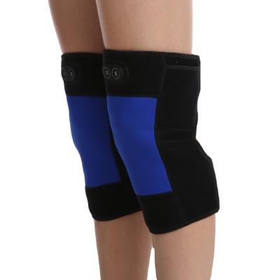 China Adult Far Infrared Passionate Knee Vibration Massager Physiotherapy Electric Wrap Heating Massage Knee Massager for sale