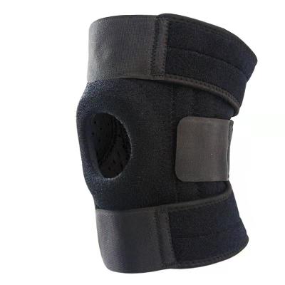 China Anti-Slip Shock Absorption Knee Support Hinged Adjustable Knee Brace Wrap Knee Pad for sale