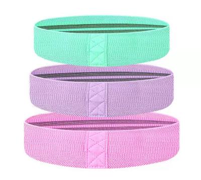 China Wholesale High Elasticity Elasric Fabric Yoga Gym Exercise Fitness High Hip Bands Resistance Bands for sale